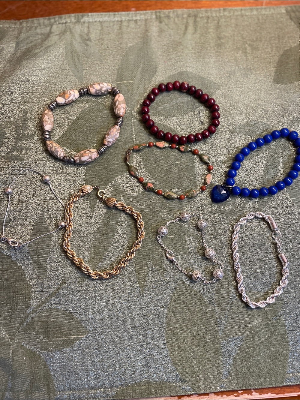 Bundle of Eight Bracelets. EUC